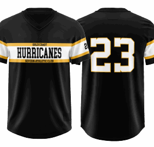 Black sports jersey with "Hurricanes" and number 23.