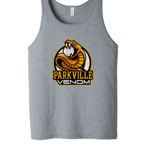 Gray tank top with Parkville Venom logo